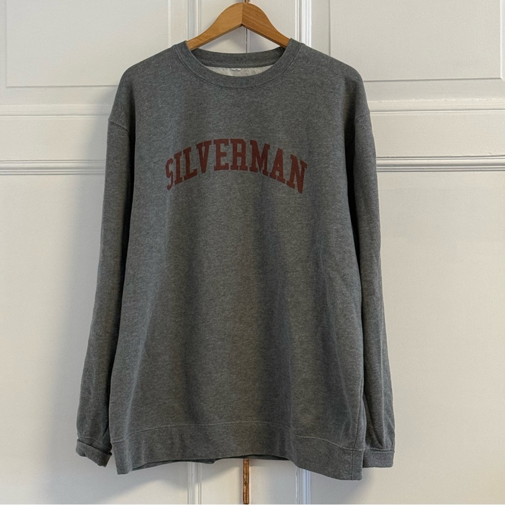 Sarah Silverman Tour Sweatshirt XL Gray Crewneck Official Merch Comedy